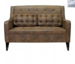 Дизайнерский двухместный диван Hublon Серый MAK interior KS-995-2-grey Серый