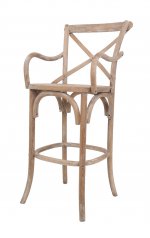 Дизайнерский барный стул Terika MAK interior KY-3045 Натуральный