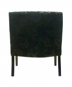 Мягкое полукресло с подлокотниками Suza Black MAK interior KY-3184-B Черный