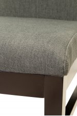 Дизайнерский обеденный стул Deng Grey MAK interior KY-3433-DG Темно-серый