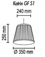 Подвесной светильник Katrin GF S1 10 04gf