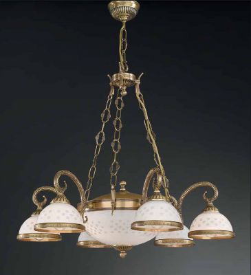 Люстра итальянская Reccagni Angelo L. 8200/6+2 Люстра итальянская Reccagni Angelo L. 8200/6+2