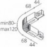 Крепление 3 Artemide L171520 3-Circuit Tracks