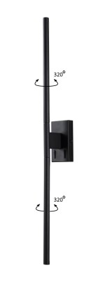 

Светильник Crystal lux LARGO AP12W BLACK, LARGO AP12W BLACK