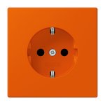 JUNG LS 990 Orange vif(4320S) Розетка с/з с защ штор, безвинт зажим (LC1520KI4320S)