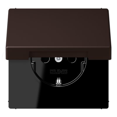 JUNG LS 990 Terre d‘ombre brulee 59(4320J) Розетка с/з с защ штор с крышкой безвинт зажим (LC1520KIKL4320J) JUNG LS 990 Terre d‘ombre brulee 59(4320J) Розетка с/з с защ штор с крышкой безвинт зажим (LC1520KIKL4320J)