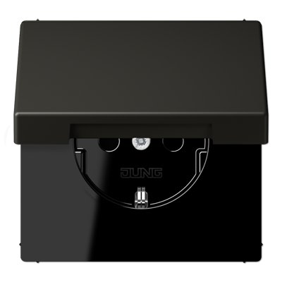 JUNG LS 990 Ombre naturelle 59(4320R) Розетка с/з с защ штор с крышкой безвинт зажим (LC1520KIKL4320R) JUNG LS 990 Ombre naturelle 59(4320R) Розетка с/з с защ штор с крышкой безвинт зажим (LC1520KIKL4320R)