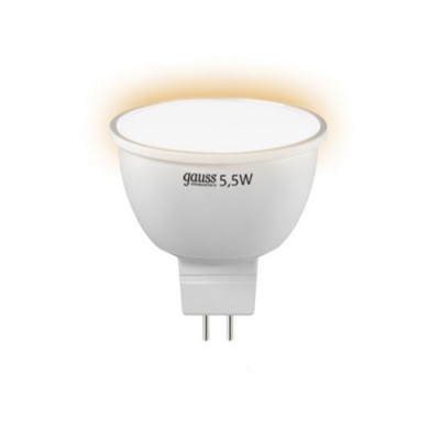 

Лампа Gauss LED Elementary MR16 GU5.3 5.5W 2700К (LD13516), LD13516