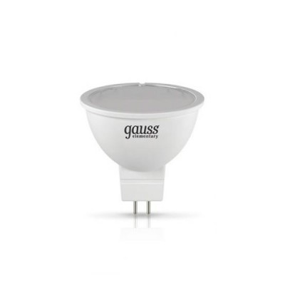 Лампа Gauss LED Elementary MR16 GU5.3 5.5W 2700К (16516)