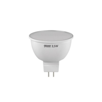 

Лампа Gauss LED Elementary MR16 GU5.3 3.5W 300lm 4100K (13524, 13524