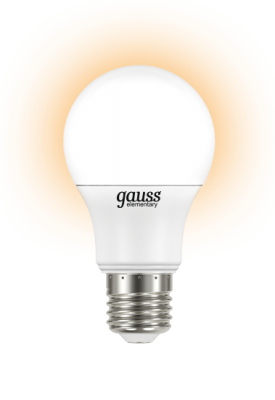 Лампа Gauss LED Elementary A60 6.5W E27 4100K (LD23227)