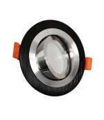 Встраиваемый точечный светильник Lumina Deco Duka LDC 8062-JP-D90 BK+SL