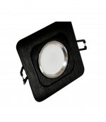 Встраиваемый точечный светильник Lumina Deco Moka LDC 8063-SS-L98*W98 BK+SL