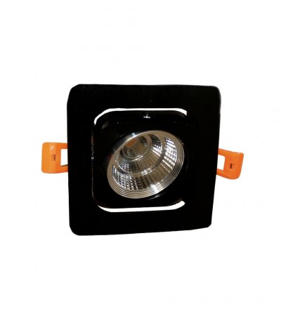 Встраиваемый точечный светильник Lumina Deco Fostis LDC 8064-SS-7WCOB-L98*W98 SL+BK