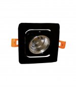 Встраиваемый точечный светильник Lumina Deco Fostis LDC 8064-SS-7WCOB-L98*W98 SL+BK