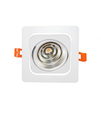 Встраиваемый точечный светильник Lumina Deco Fostis LDC 8064-SS-7WCOB-L98*W98 WT Встраиваемый точечный светильник Lumina Deco Fostis LDC 8064-SS-7WCOB-L98*W98 WT