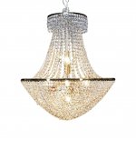 Хрустальная подвесная люстра Lumina Deco Aviolla LDP 10423