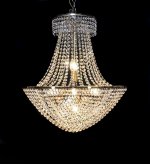 Хрустальная подвесная люстра Lumina Deco Aviolla LDP 10423
