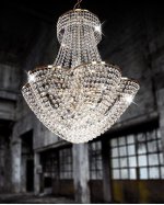 Хрустальная подвесная люстра Lumina Deco Aviolla LDP 10423