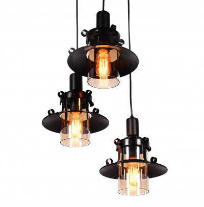 Подвесной светильник Lumina Deco Capri LDP 11328 B-3 BK Подвесной светильник Lumina Deco Capri LDP 11328 B-3 BK