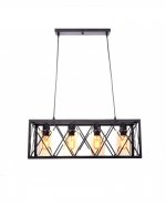 Подвесной светильник Lumina Deco Nortis LDP 11535-4 BK