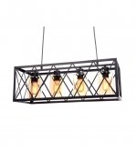 Подвесной светильник Lumina Deco Nortis LDP 11535-4 BK