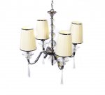 Хрустальная подвесная люстра Lumina Deco Federrica LDP 1158-4 KR