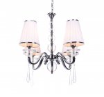 Хрустальная подвесная люстра Lumina Deco Federrica LDP 1158-4 WT