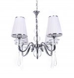 Хрустальная подвесная люстра Lumina Deco Federrica LDP 1158-4 WT