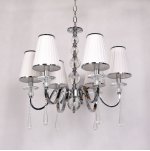 Хрустальная подвесная люстра Lumina Deco Federrica LDP 1158-6 WT