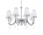 Хрустальная подвесная люстра Lumina Deco Federrica LDP 1158-8 WT