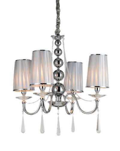 Хрустальная подвесная люстра Lumina Deco Fabione LDP 1200-4 CHR Хрустальная подвесная люстра Lumina Deco Fabione LDP 1200-4 CHR