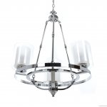 Подвесная люстра Lumina Deco Santini LDP 1220-4 CHR+WT