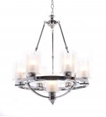 Подвесная люстра Lumina Deco Santini LDP 1220-7 CHR+WT