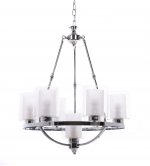 Подвесная люстра Lumina Deco Santini LDP 1220-7 CHR+WT