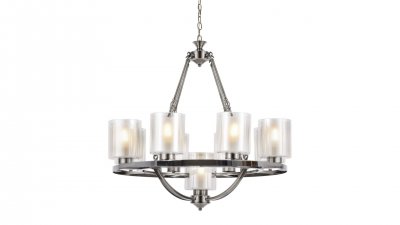 Подвесная люстра Lumina Deco Santini LDP 1220-9 CHR+WT