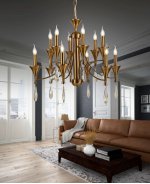 Подвесная люстра Lumina Deco Libero LDP 1230-12 MD