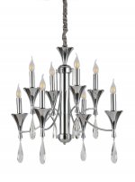 Подвесная люстра Lumina Deco Libero LDP 1230-8 CHR