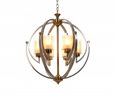 Подвесная люстра Lumina Deco Bergen LDP 1232-6 SN+MD Подвесная люстра Lumina Deco Bergen LDP 1232-6 SN+MD