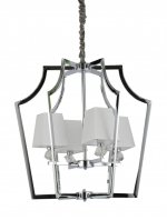 Подвесная люстра Lumina Deco Montero LDP 1249-4 CHR+WT