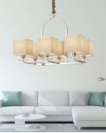 Хрустальная подвесная люстра Lumina Deco Liniano LDP 17100-6 CHR