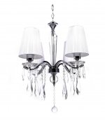 Хрустальная подвесная люстра Lumina Deco Alessia LDP 1726-4 CHR