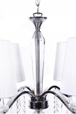 Хрустальная подвесная люстра Lumina Deco Alessia LDP 1726-4 CHR