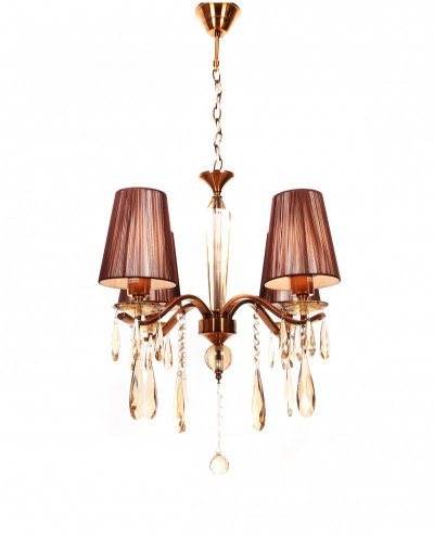 Хрустальная подвесная люстра Lumina Deco Alessia LDP 1726-4 MD