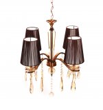 Хрустальная подвесная люстра Lumina Deco Alessia LDP 1726-4 MD