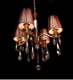 Хрустальная подвесная люстра Lumina Deco Alessia LDP 1726-4 MD