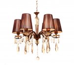 Хрустальная подвесная люстра Lumina Deco Alessia LDP 1726-6 MD