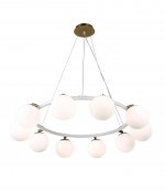 Подвесная люстра Lumina Deco Modica LDP 6032-10 WT+MD