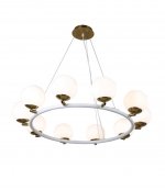 Подвесная люстра Lumina Deco Modica LDP 6032-10 WT+MD