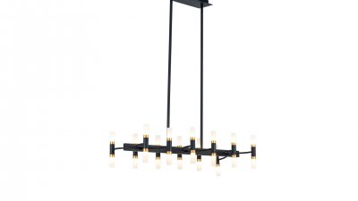 Подвесной светильник Lumina Deco Richmond LDP 6035-24 PR+BK+GD